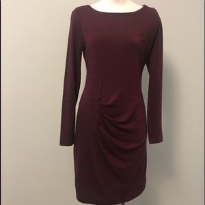 Banana Republic side drape dress